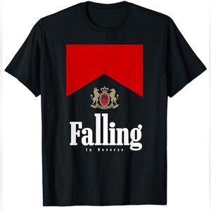 Falling In Reverse Size XL Band Tee Shirt Black Marlboro Cowboy Killer Graphic‎